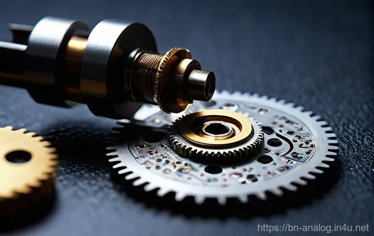 아날로그 시계 고장 증상 - **Prompt 1: The Delicate Inner World of a Malfunctioning Watch**
    "A highly detailed, macro photo...